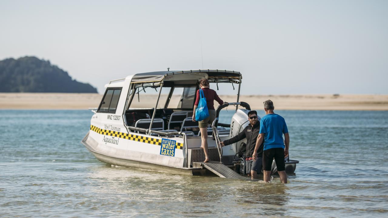 Your transport into the Abel Tasman National Park.