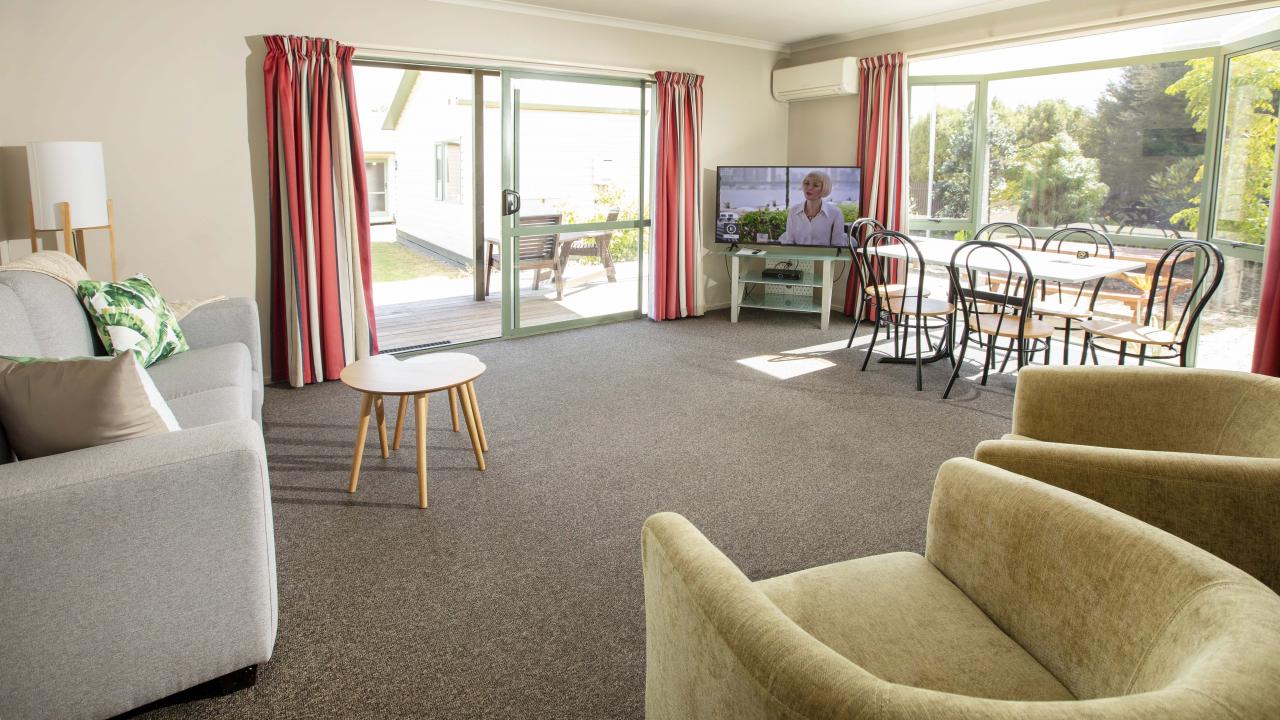 Apartment motels lounge area