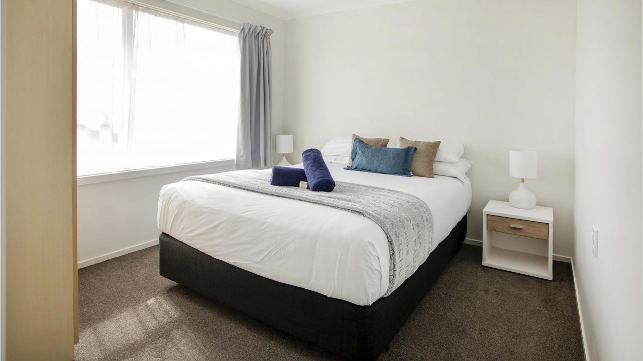 Accessible Motel Master Bedroom