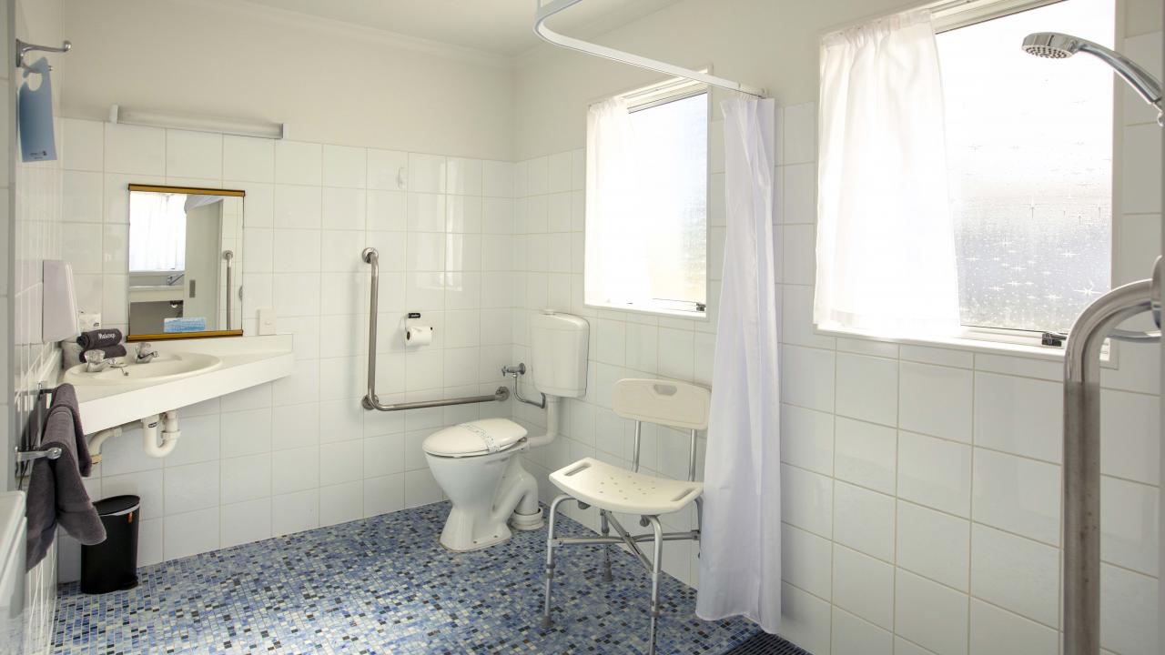 Accessible Motel Bathroom