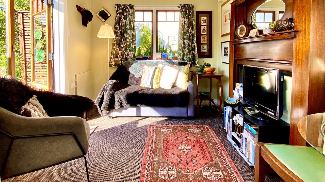 The Garden Room, two cosy rooms for guests to spread out and unwind. 
