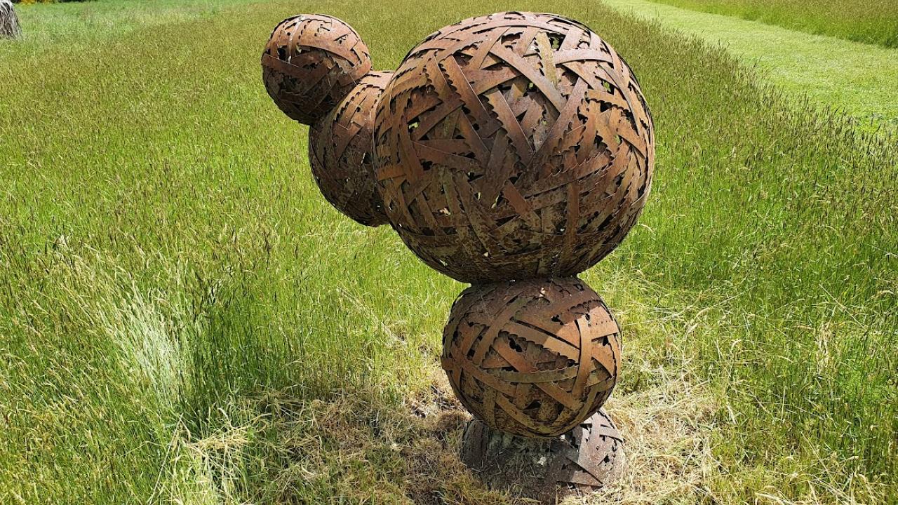 Sculptures at the Hidden Sculpture Garden