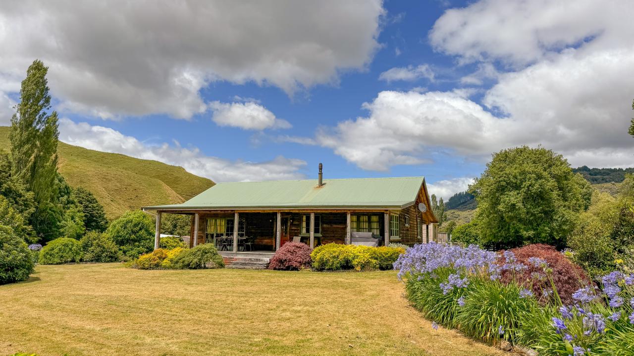 Front view of the house