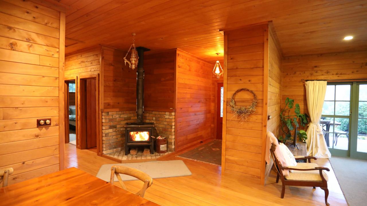 Fire Place and Front Entrance