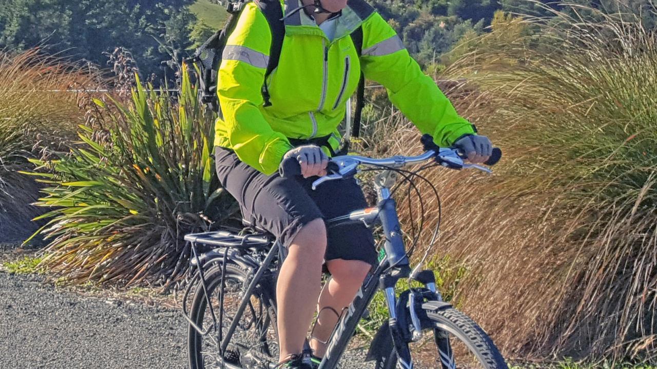 Cycling on Pine HIll
