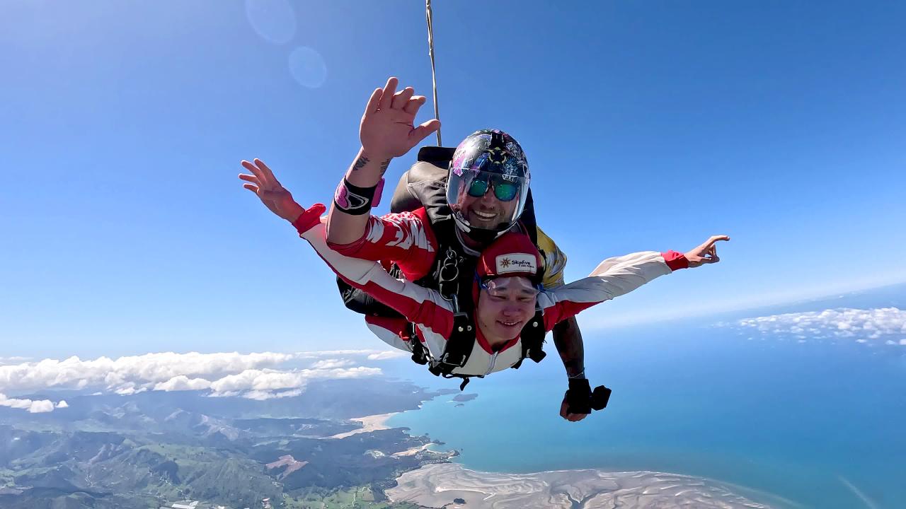 Nothing compares to the thrill of free falling through the clouds