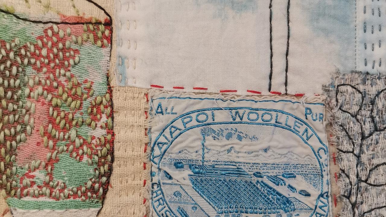 A students artwork made at their Stitch Stories Workshop.