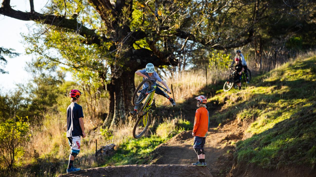 Gravity Nelson's private skills park provides progressive drops, jumps and trails for our expert coaches to work with you to improve your skills