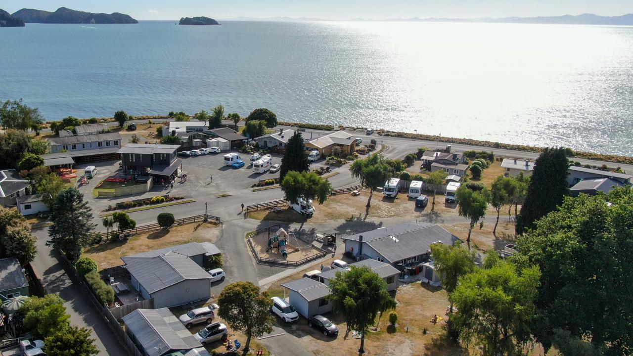 Marahau Beach Camp looking north