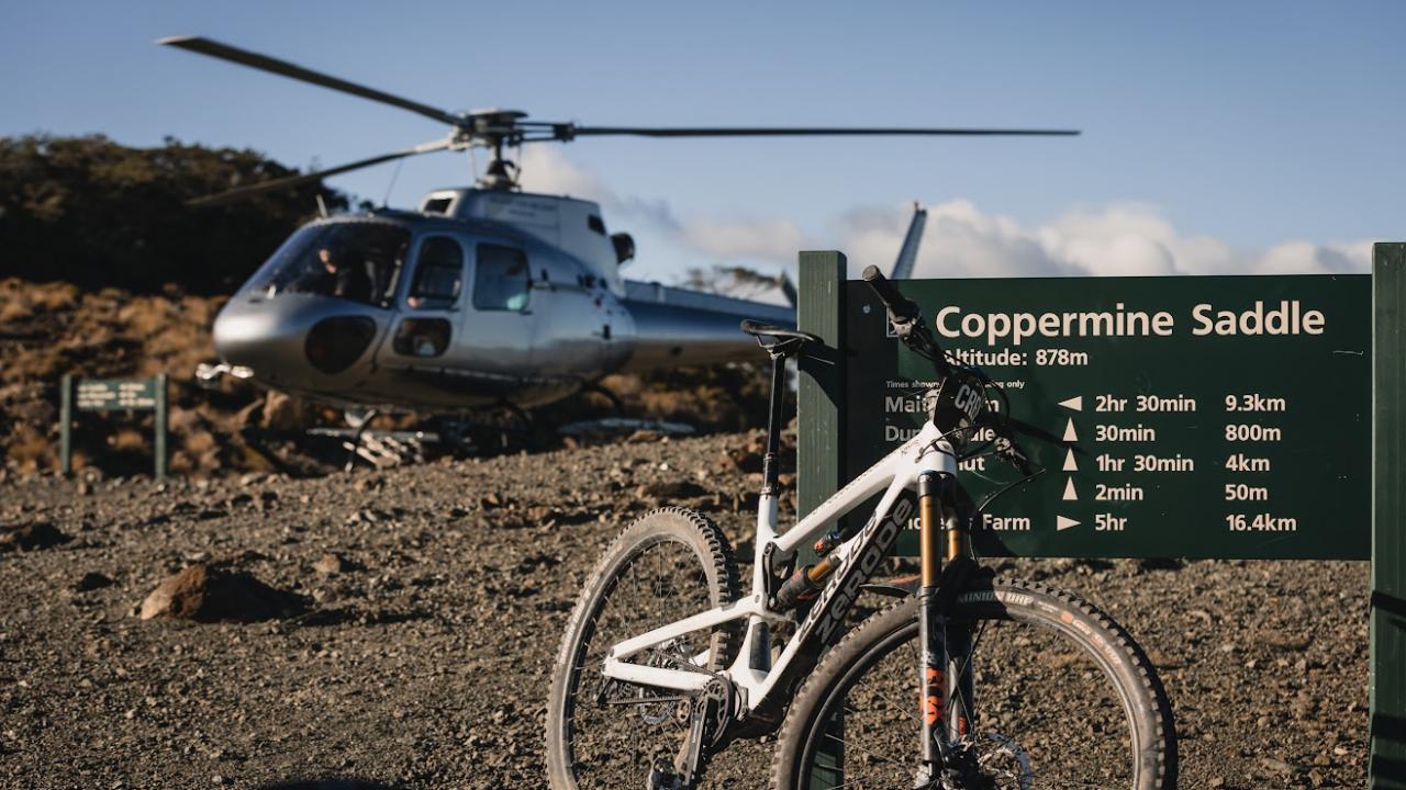 Coppermine saddle Heli