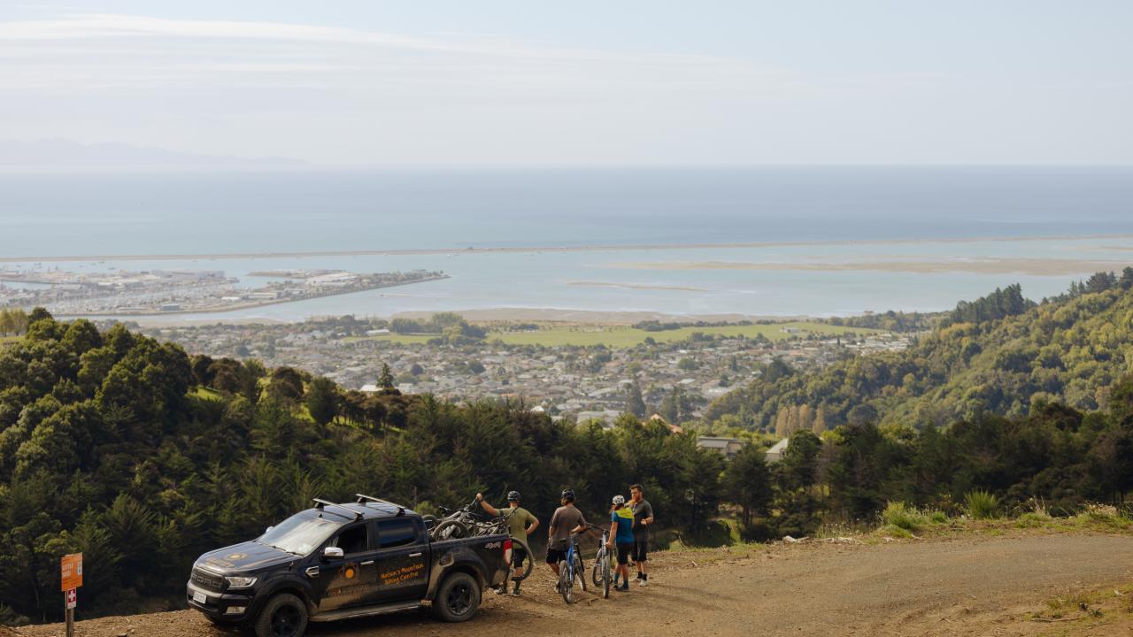 We have a wide variety of shuttle vehicles for different group sizes that can take you to all the best riding in Nelson.