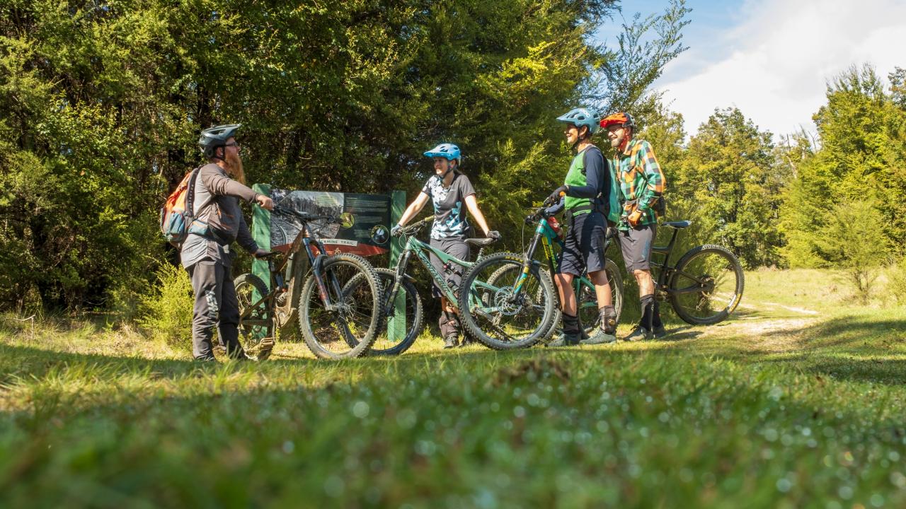 Learn fascinating history and stories while doing a guided mountain bike ride with Gravity Nelson.