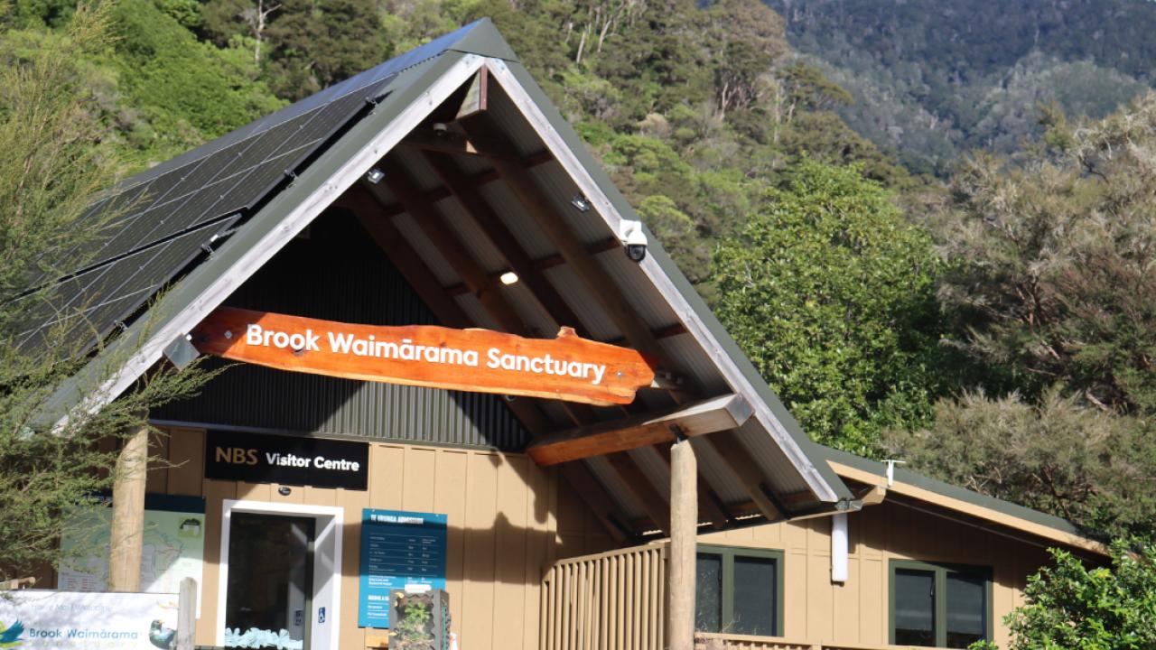 Brook Waimarama Sanctuary visitor centre.