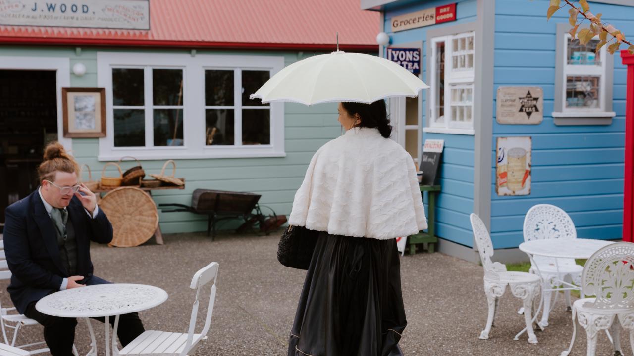 Explore the village and add a little extra fun by dressing up in period costumes.