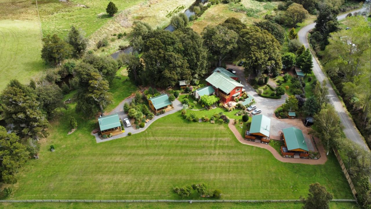 Birds eye view of The River Lodge