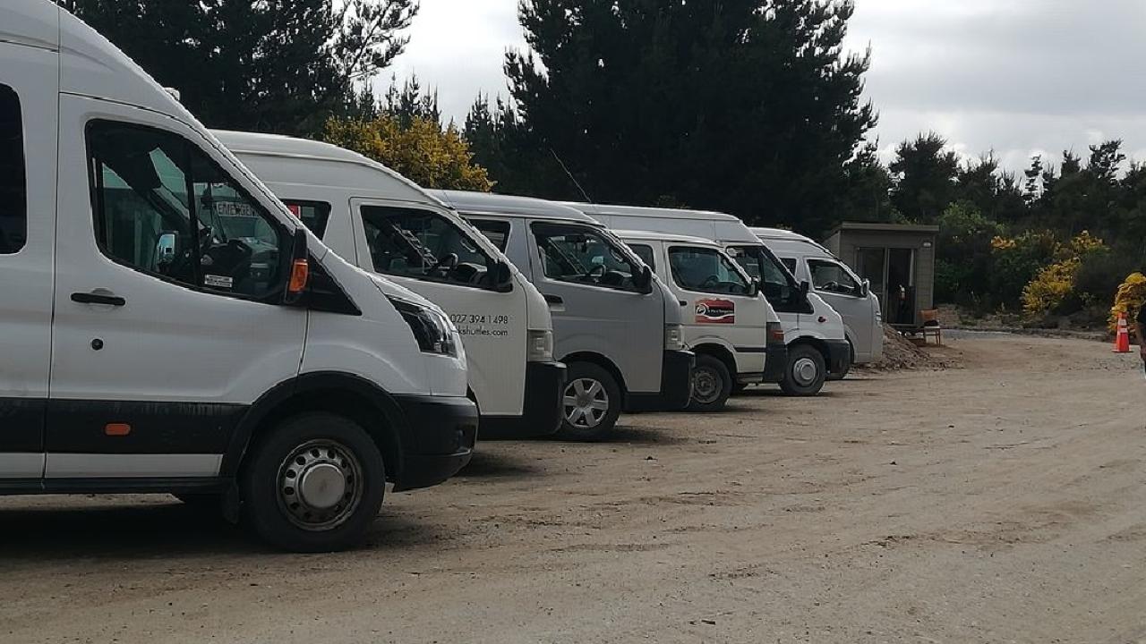 Whanau Secure Ketetahi Car Park vehicles