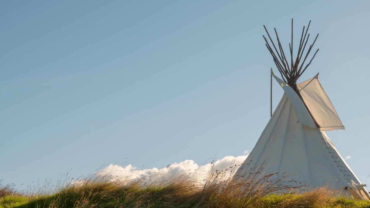A tipi stay provides a more grounded, nature-connected experience for a lower cost.