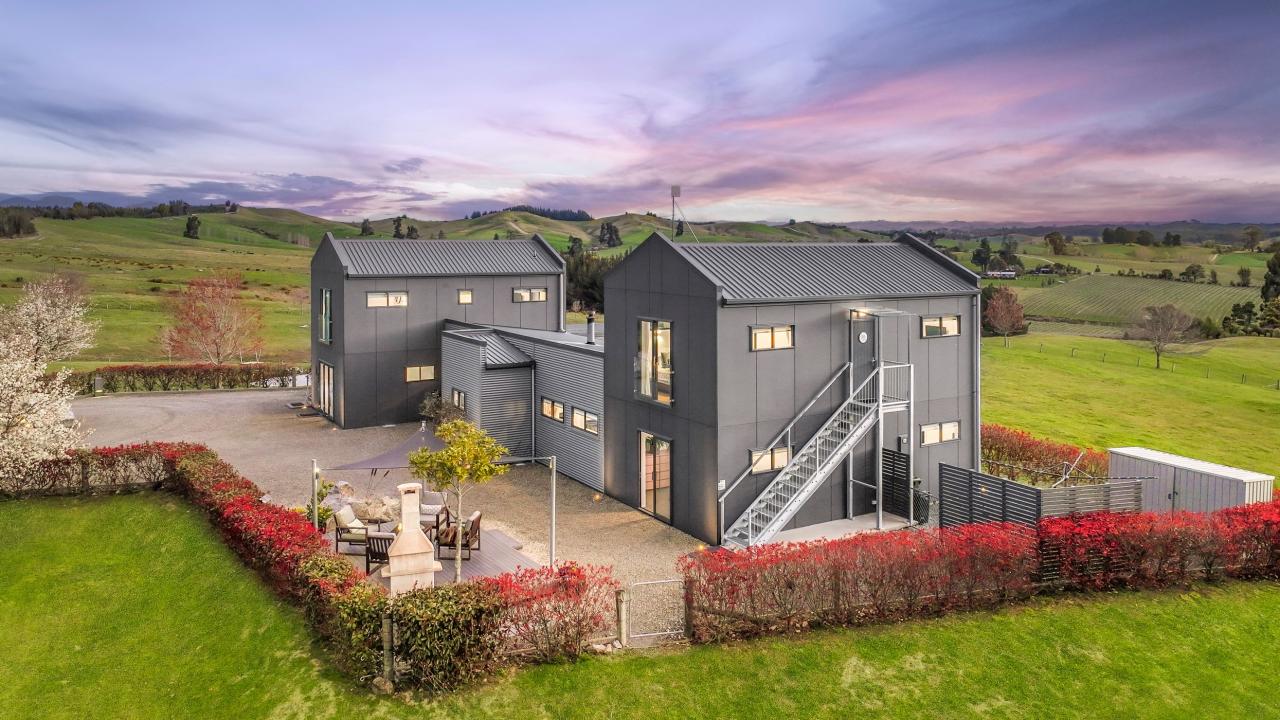 Side view of the property