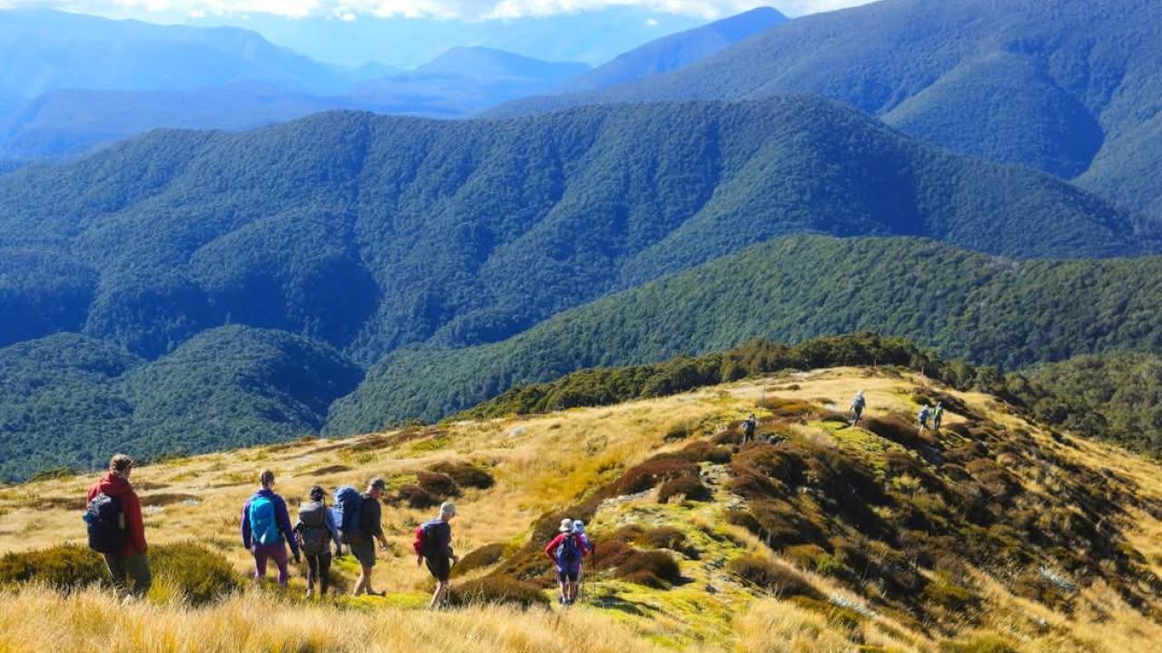 Tramping in the South Island