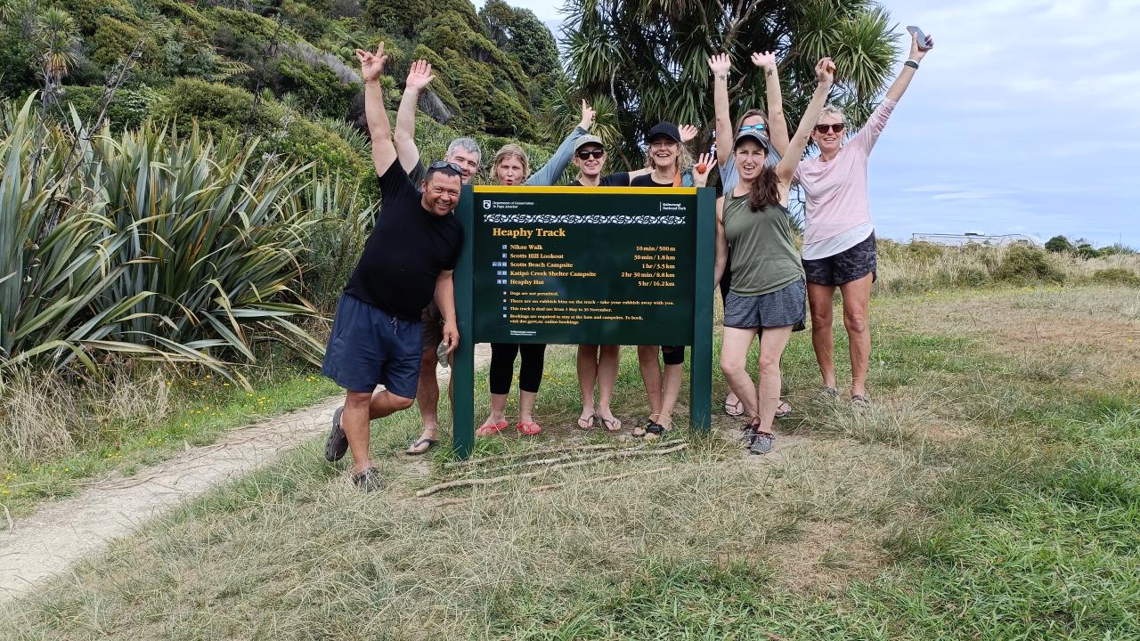 Happy Heaphy trampers