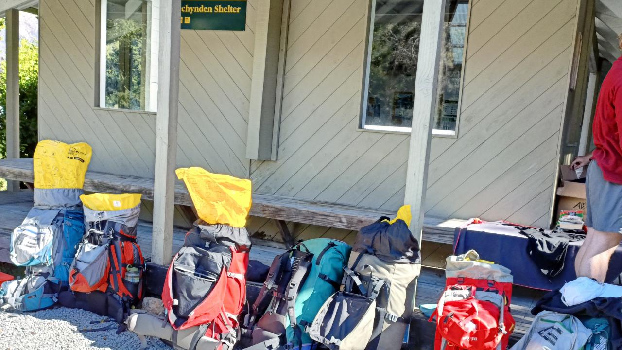 Final preparations before heading up Lake Rotoiti
