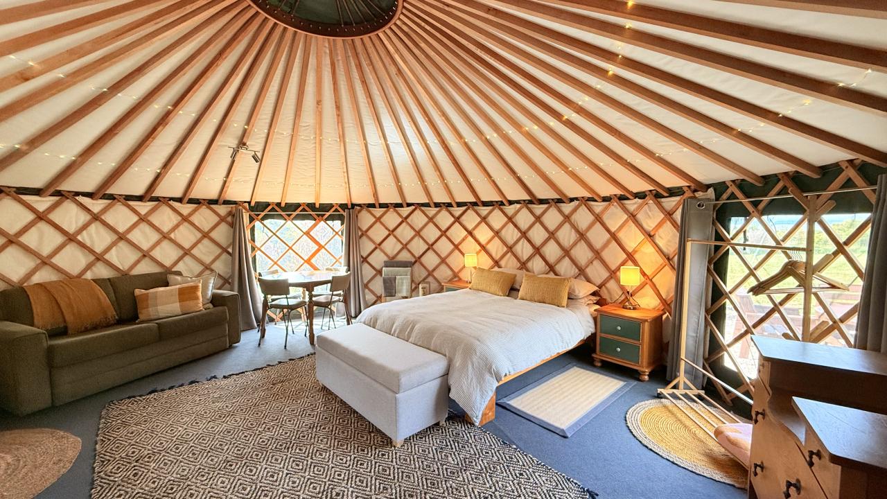 Serene decor ensuring you feel right at home while surrounded by nature.