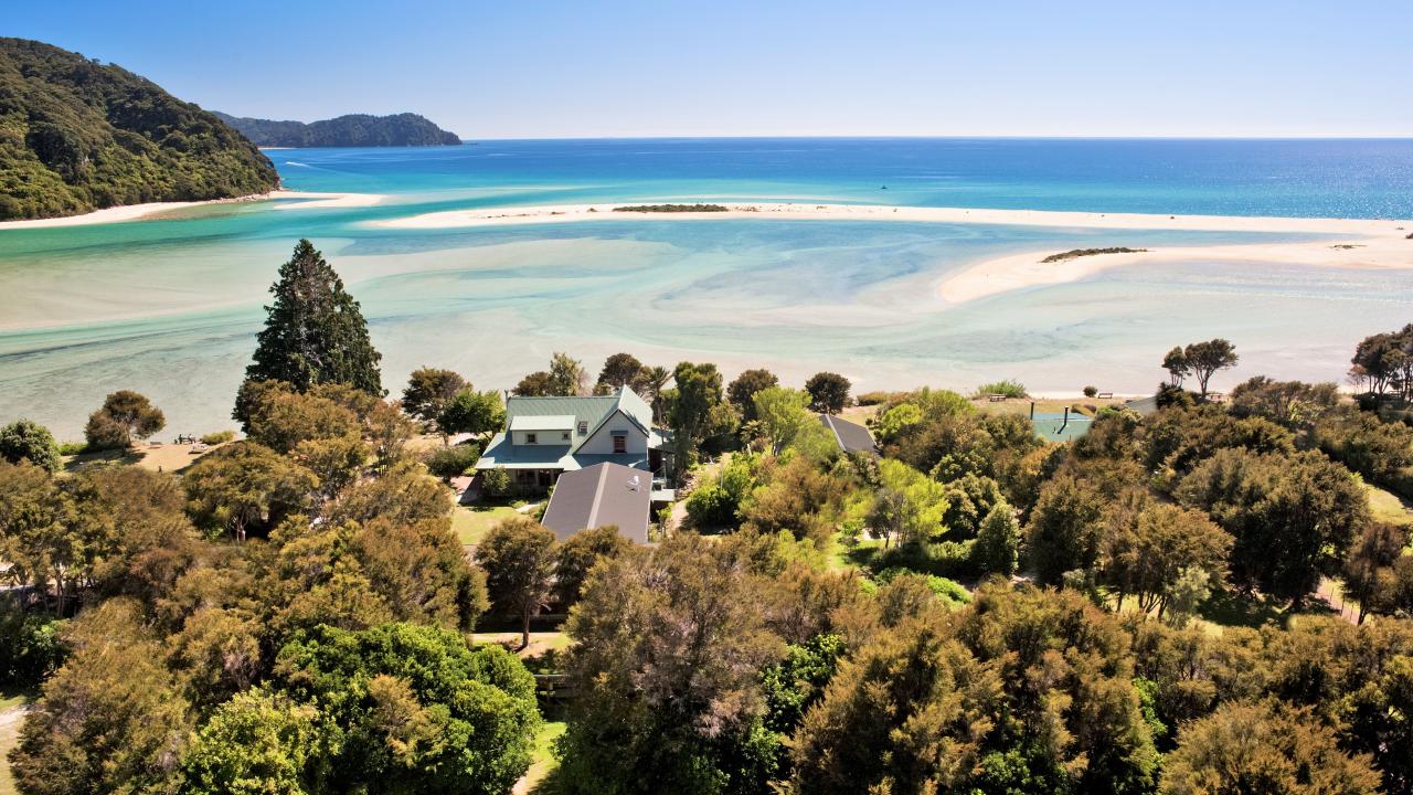 Absolute beachfront accommodation with Wilsons Abel Tasman