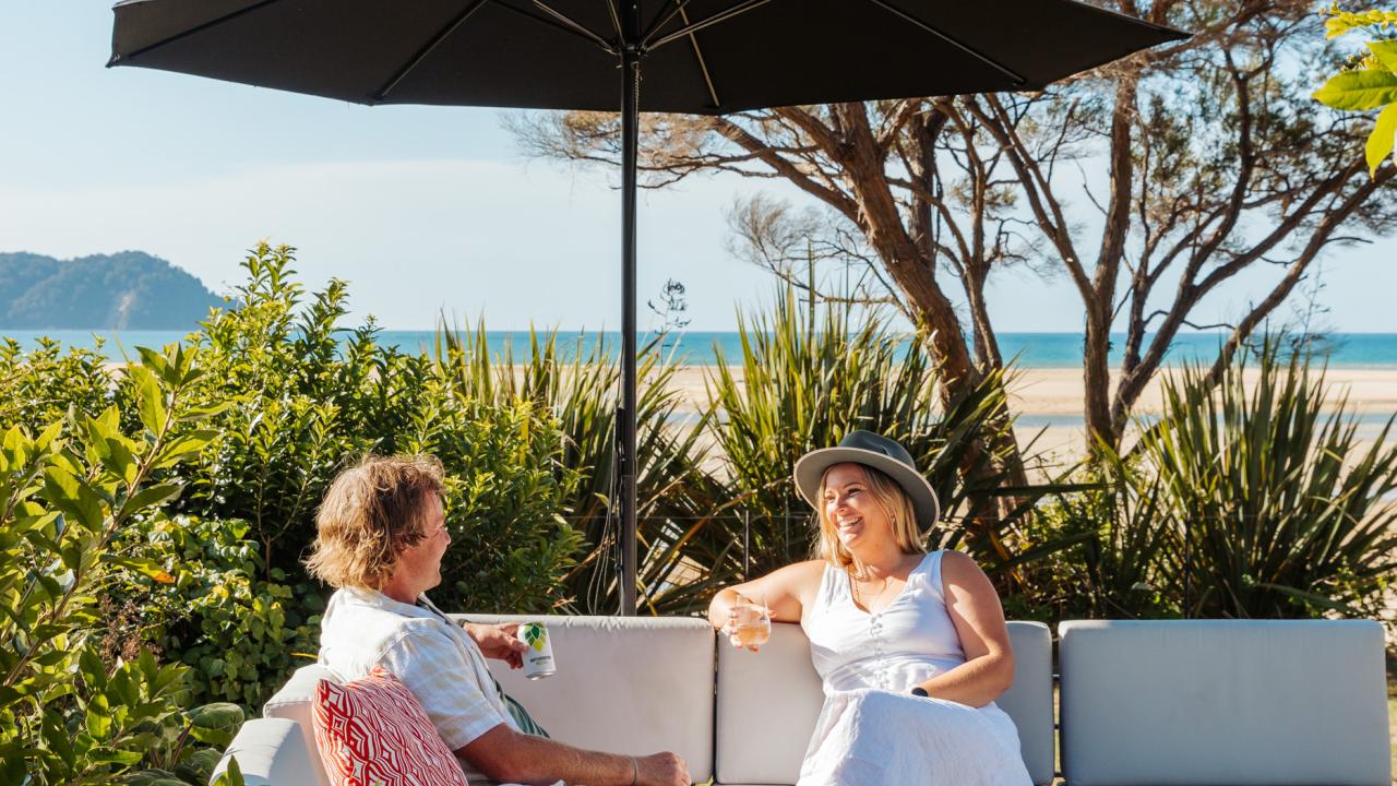 Evening drinks on the deck