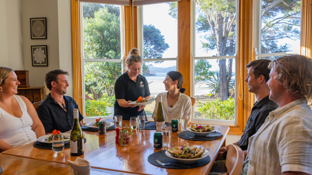 Shared moments with fine food