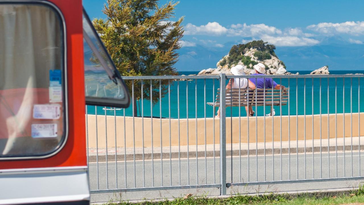 Front row beach view