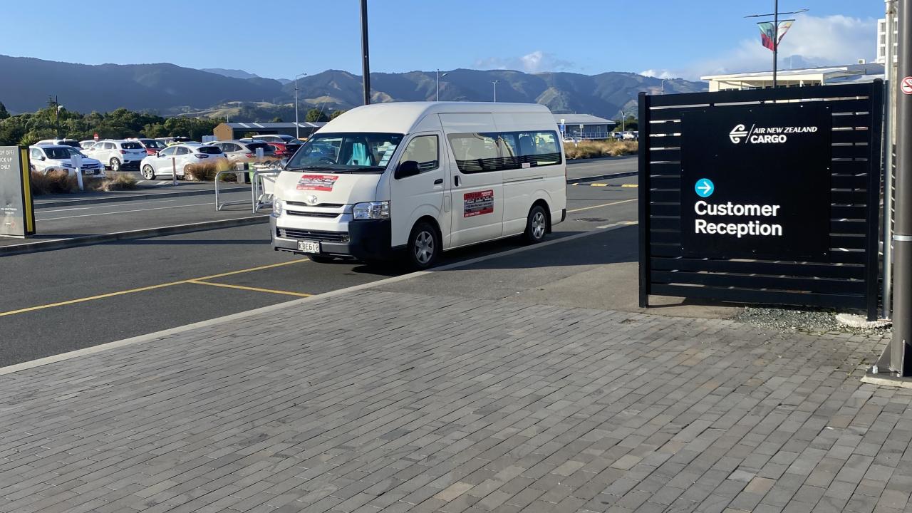 This is where you will find your pre booked ride with Tapu Bay Shuttle from the Nelson Airport to your destination of choice.