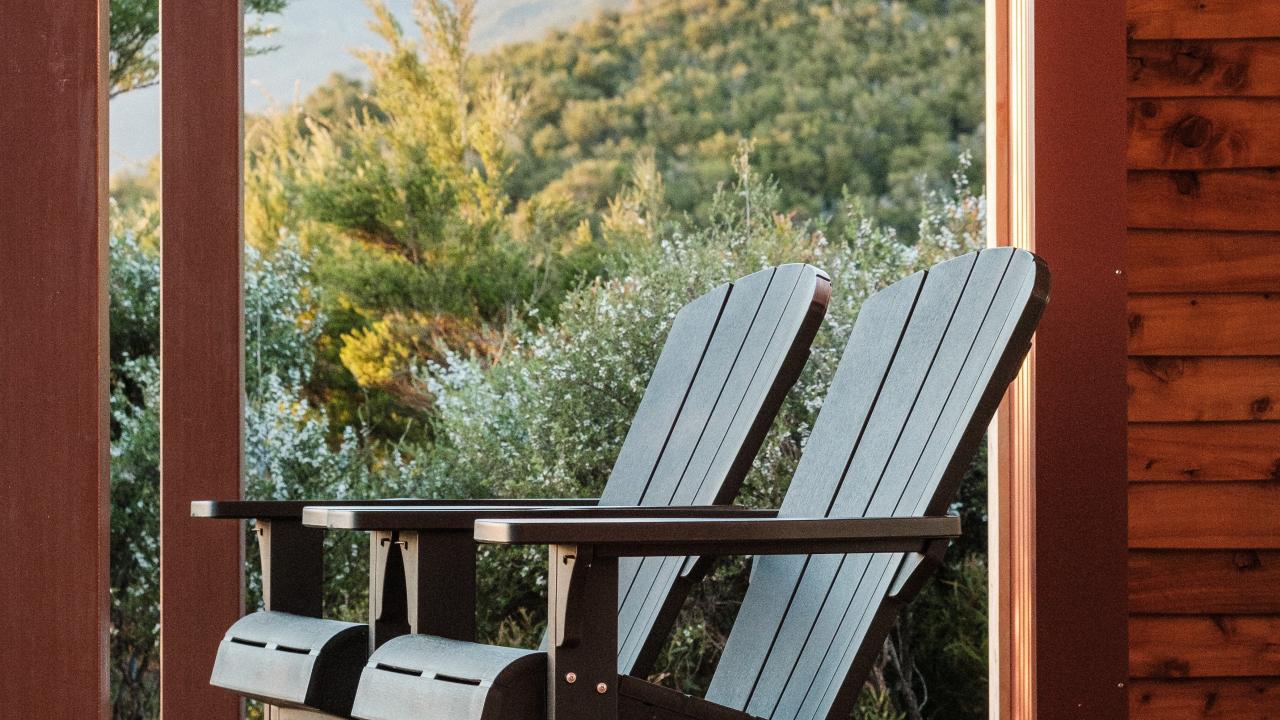 Private deck and sunrise loungers