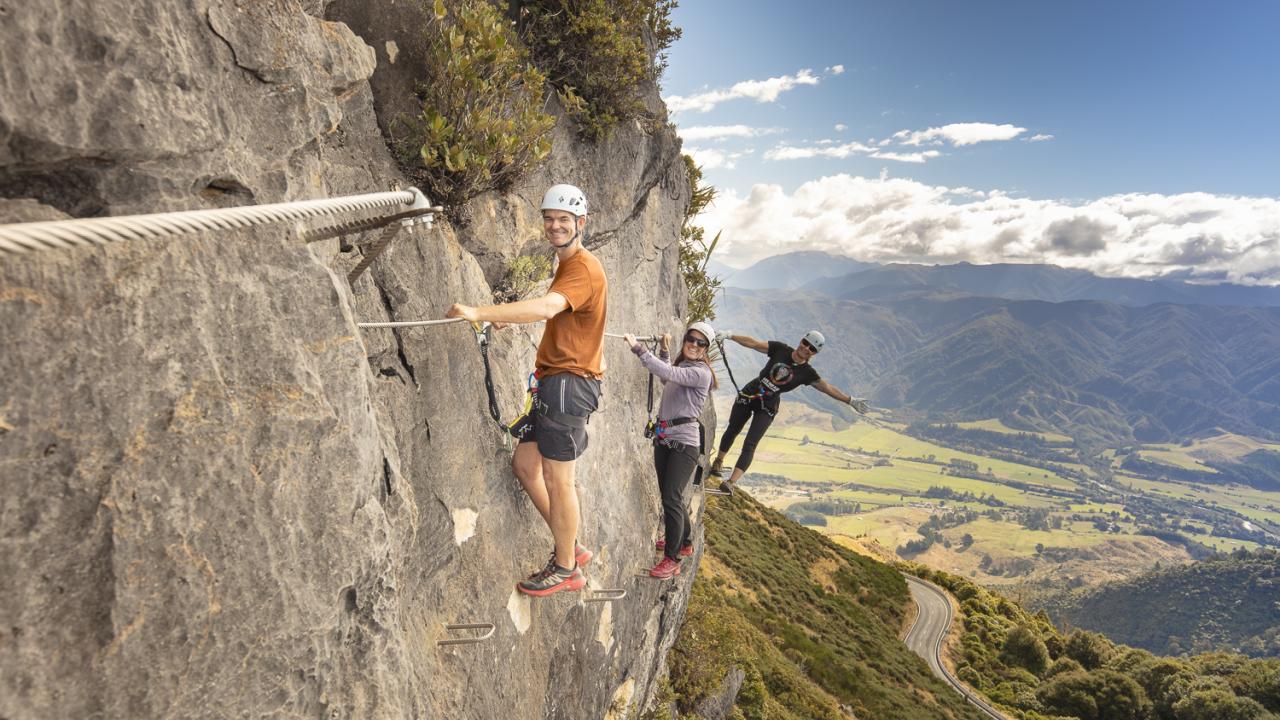 Takaka Hill via ferrata