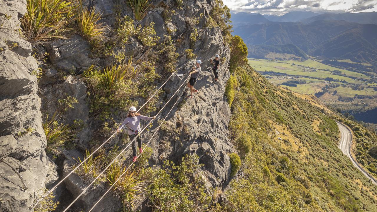 Takaka Hill via ferrata