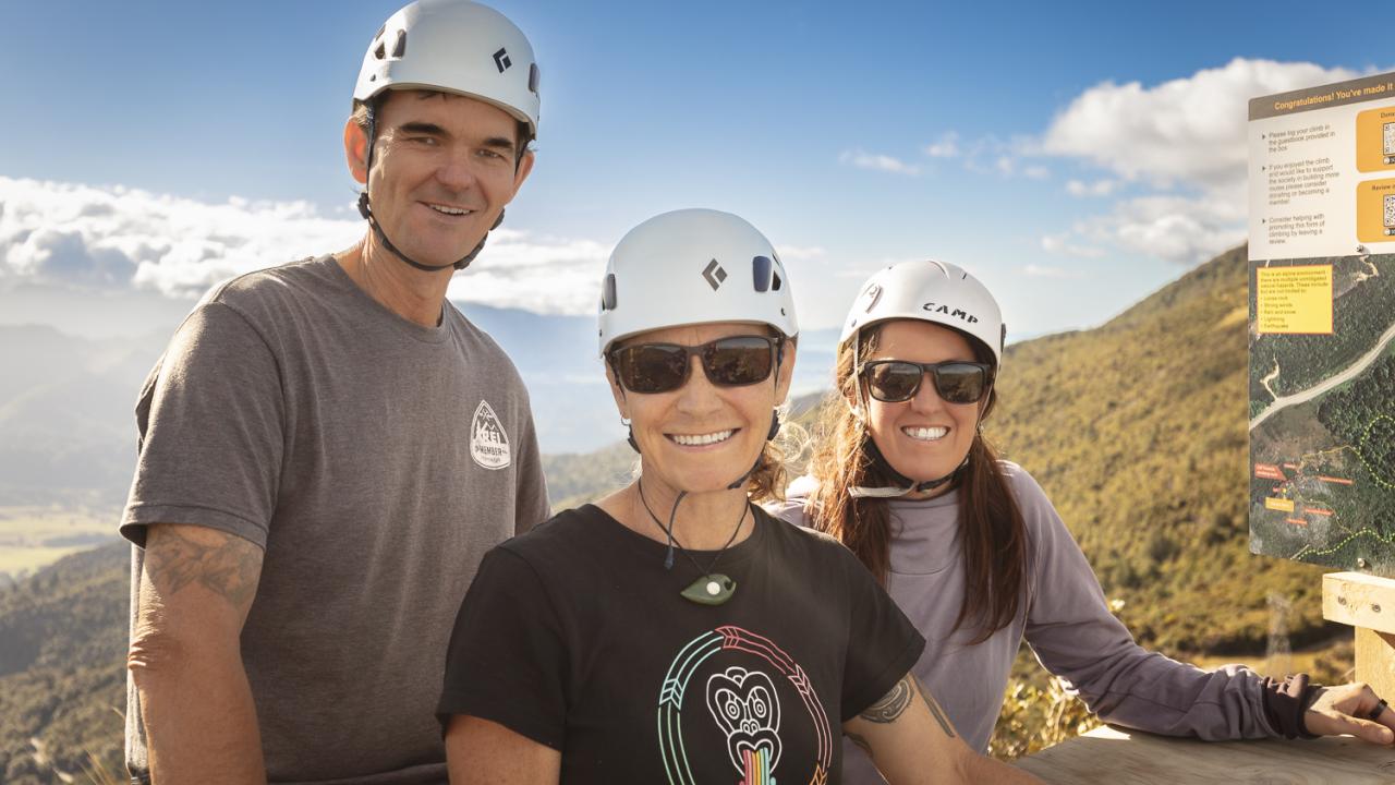 Takaka Hill via ferrata