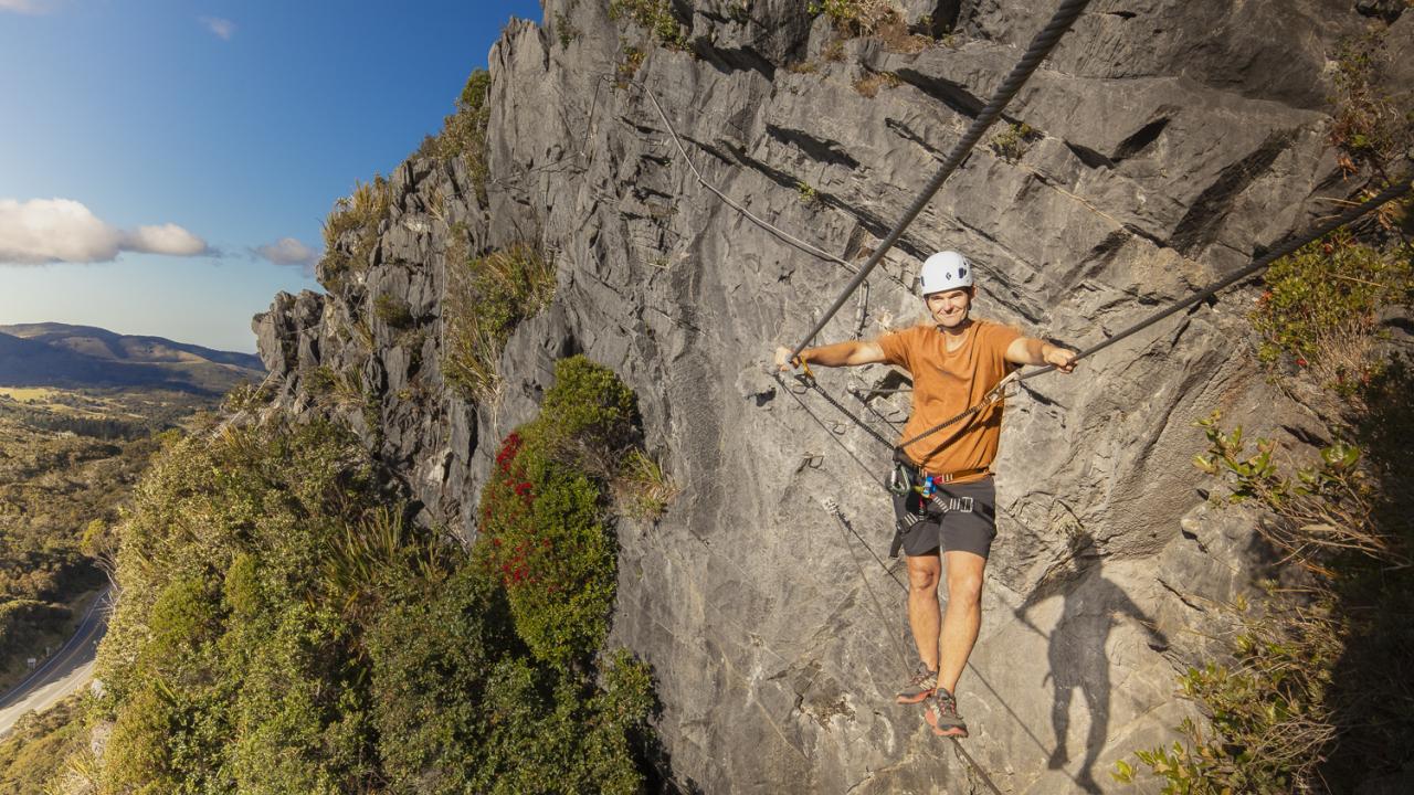 Takaka Hill via ferrata