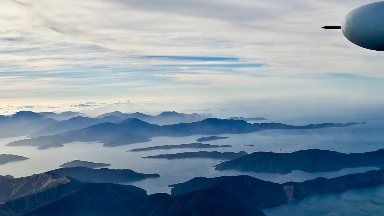 View of Marlborough Sounds