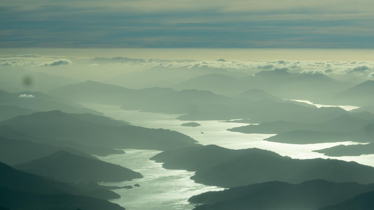 View of Marlborough Sounds
