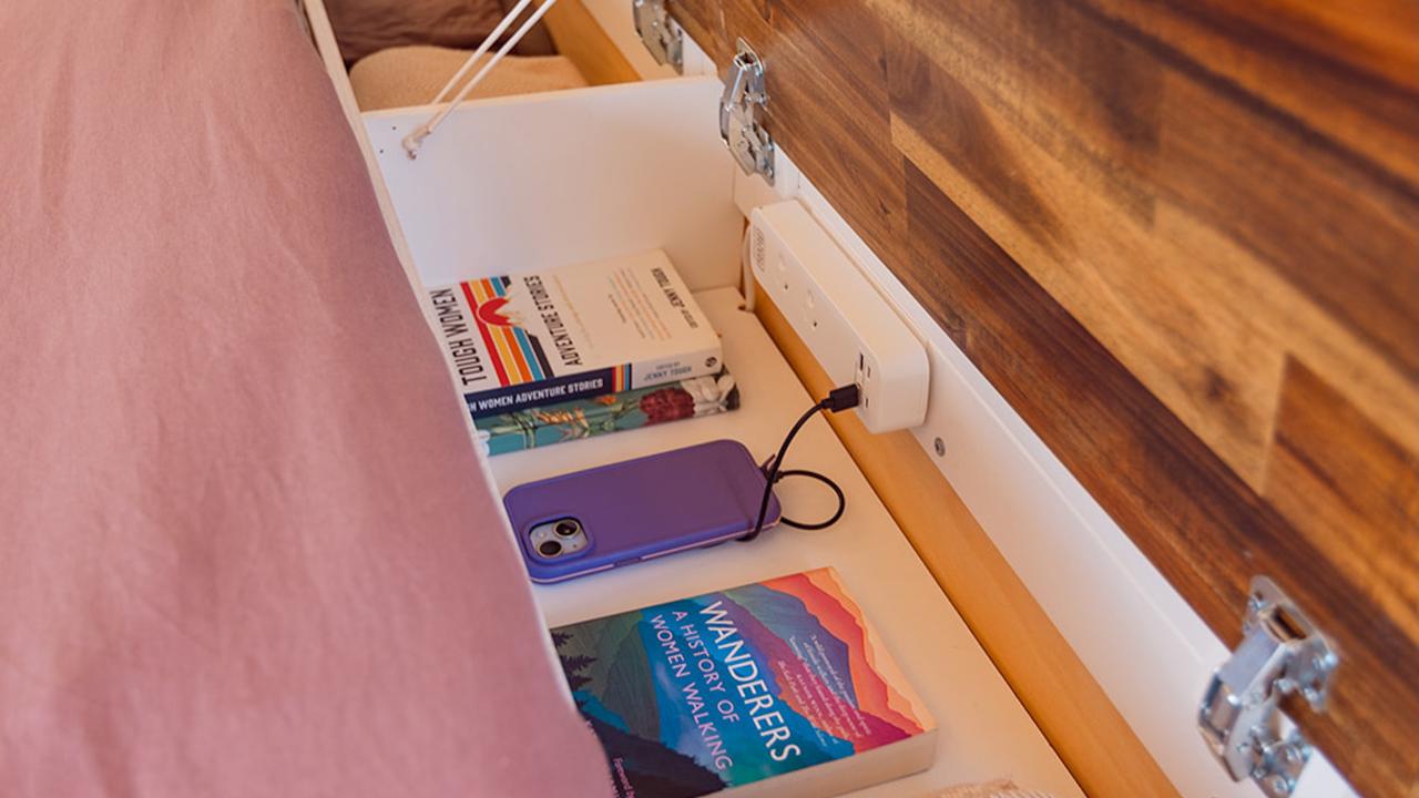 Storage under bench