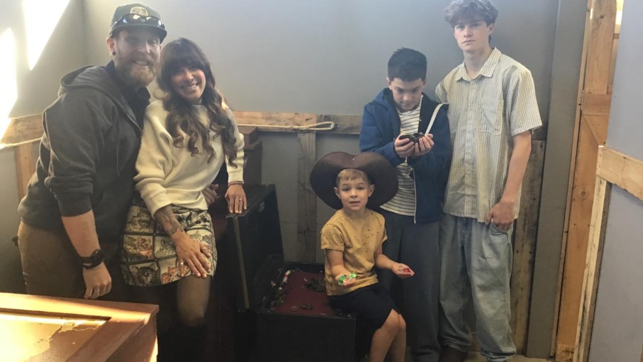 Families love taking on the challenge to find Blackbeard’s hidden treasure together.