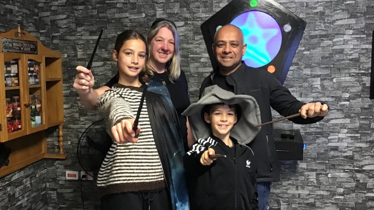 Fun for all ages! Families and friends love taking on the Wizards Realm together.