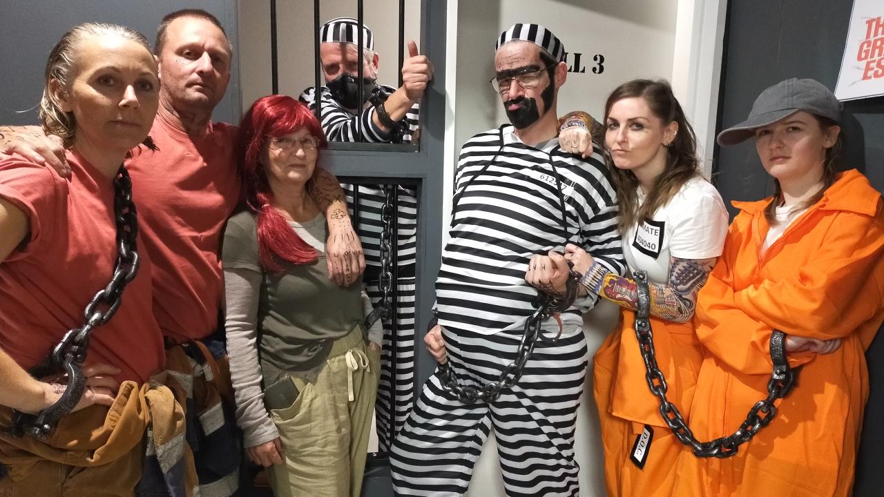 Dress up in character and rally your crew for the ultimate prison break.