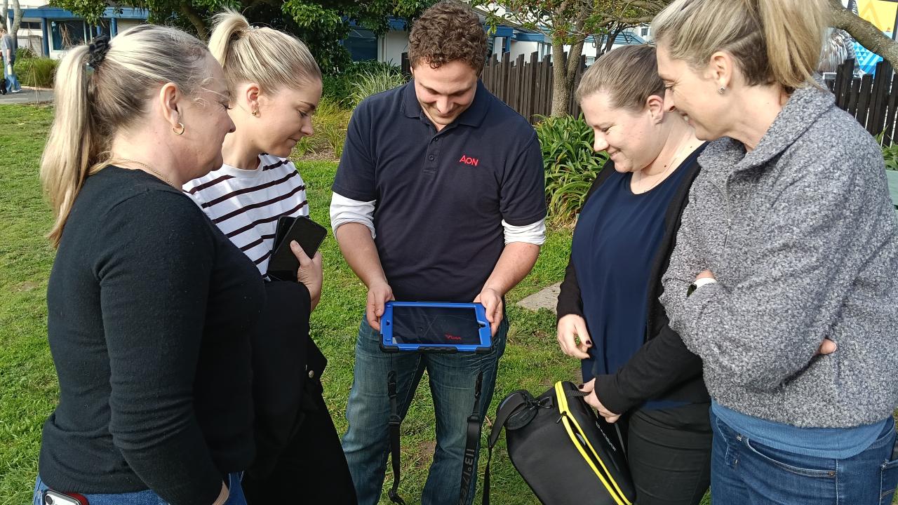 An exciting outdoor adventure combining technology, teamwork, and exploration