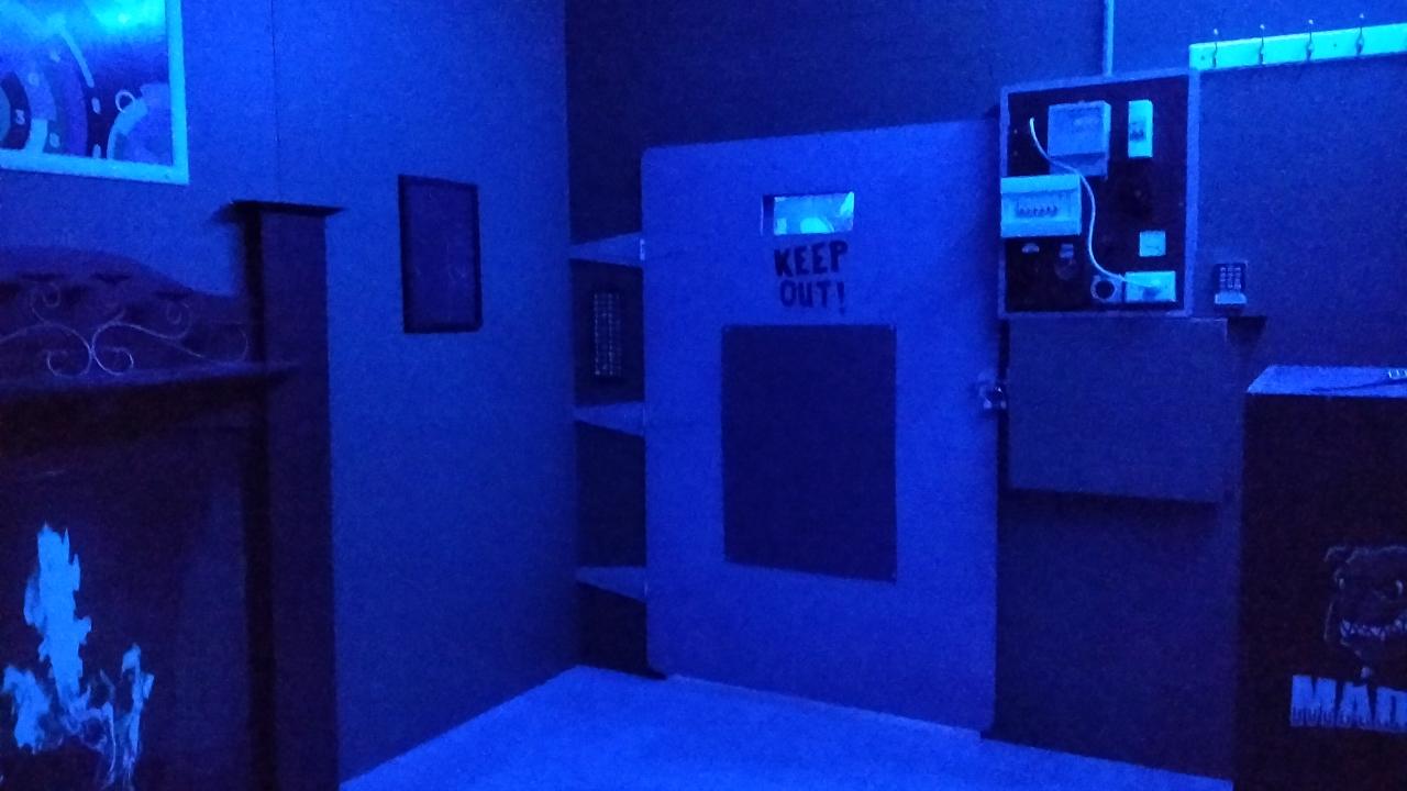 Step inside the hidden lair and test your nerves against the clock.
