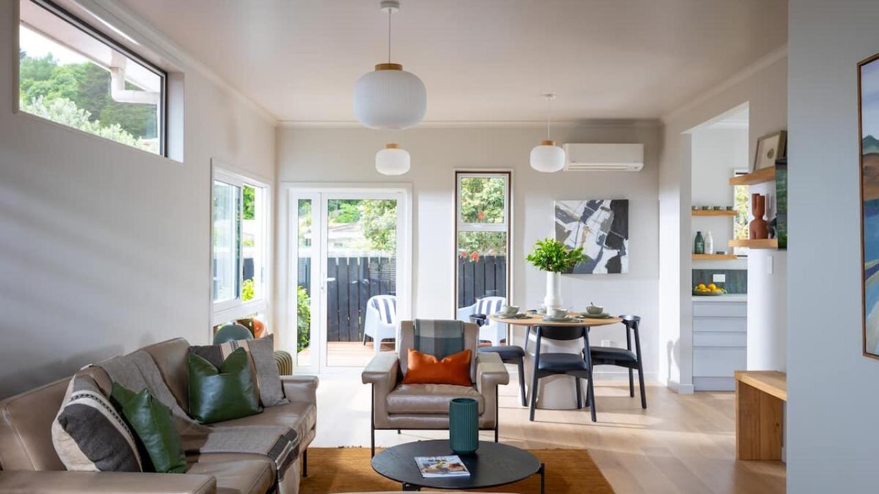Living room at Nelson Bridge House