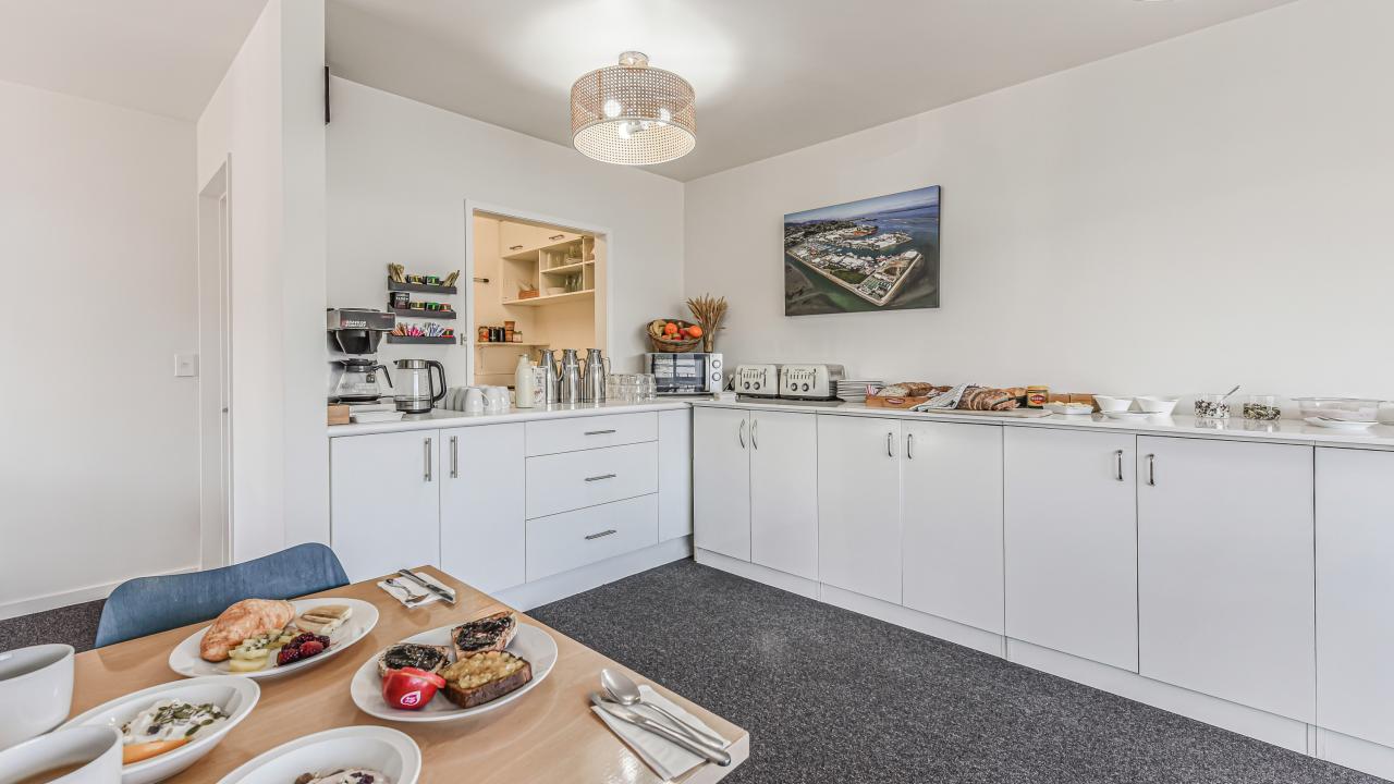Included buffet breakfast featuring Nelson produced foods