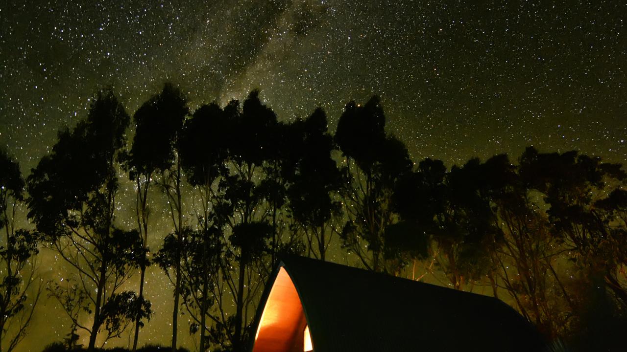 Our night sky on a clear night