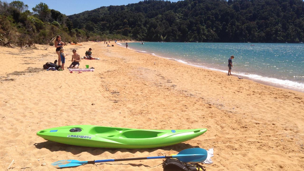 The golden sands of Totaranui Beach, Abel Tasman National Park