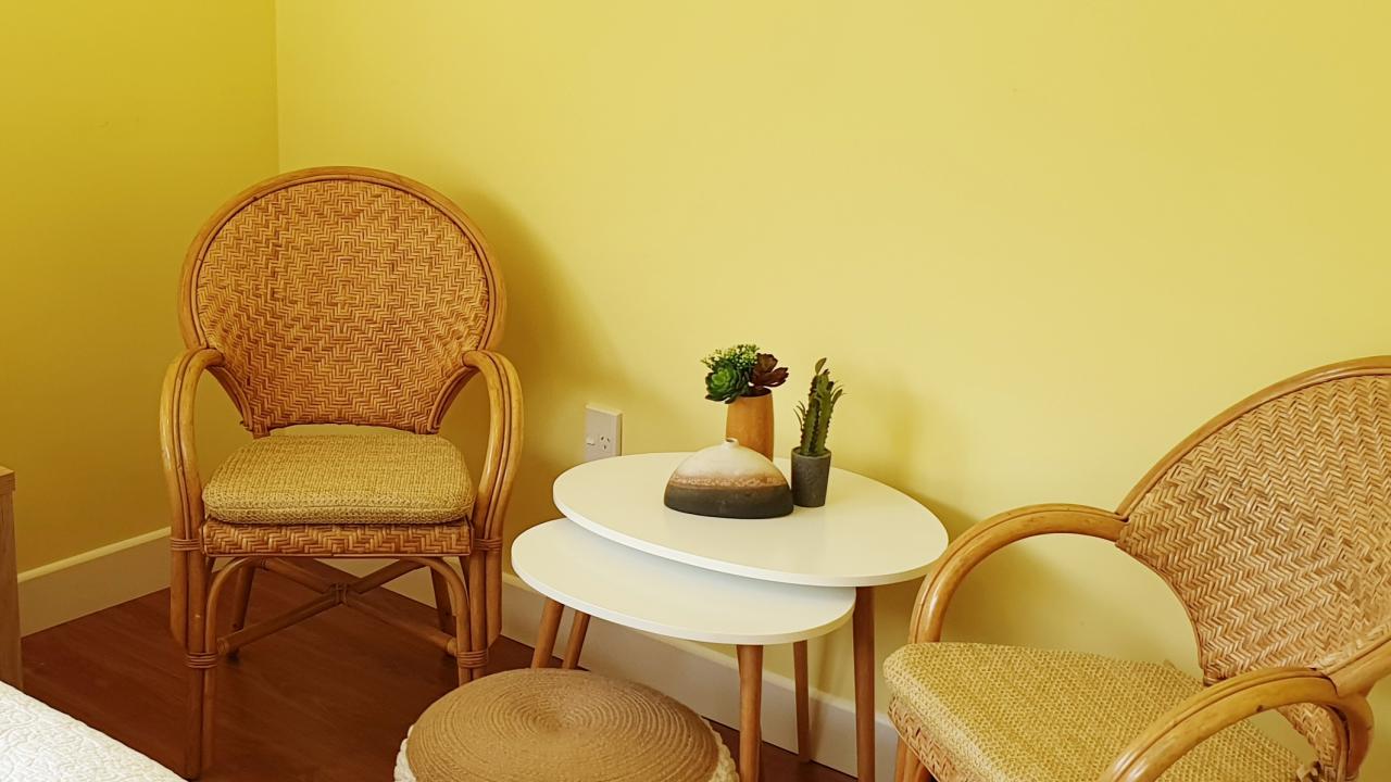 Sitting area in Garden View Room