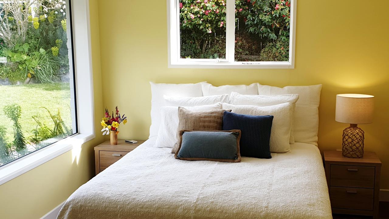 King Size bed in Garden View Room